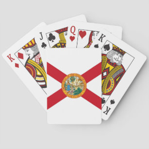 Baralho de Cartas com a Bandeira da Flórida