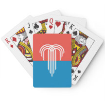 Baralho de Cartas com a Bandeira de Kansas City, E