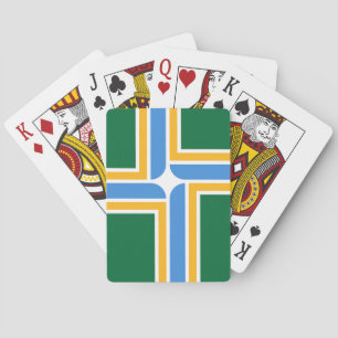 Baralho de Cartas com a Bandeira de Portland, EUA