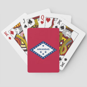 Baralho de Cartas com a Bandeira do Arkansas