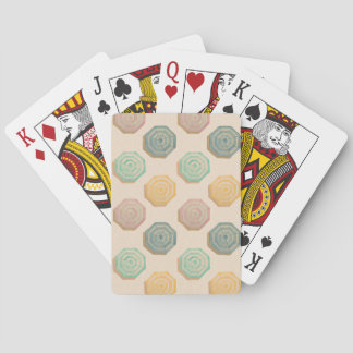 Baralho de Cartas com Padrão de Guarda-Chuva de Pr