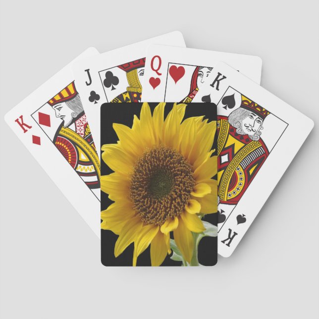 Baralho de Cartas de Jogar do Girassol (Verso)