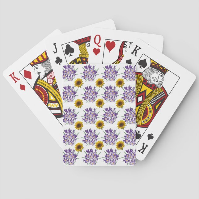 Baralho de Cartas de Jogar do Girassol (Verso)