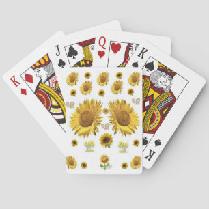 Baralho de Cartas de Jogar do Girassol