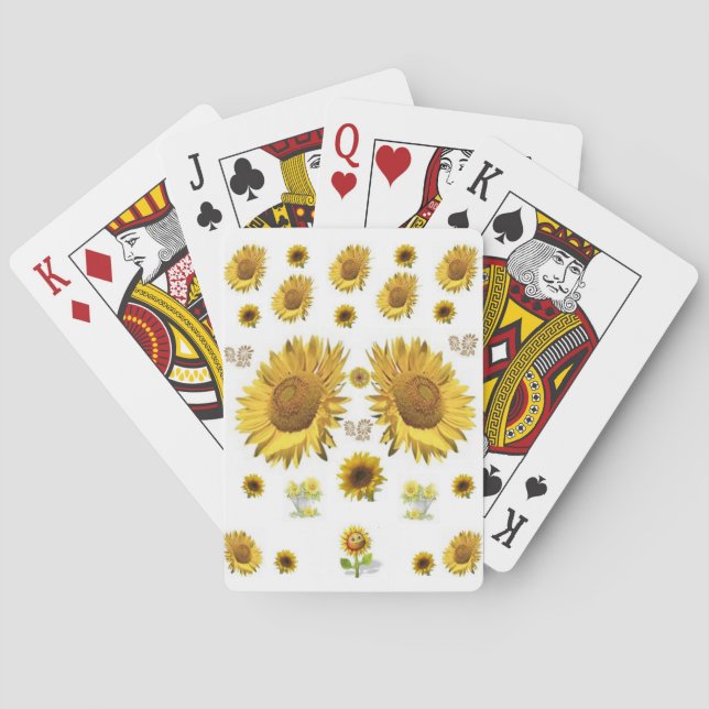 Baralho de Cartas de Jogar do Girassol (Verso)