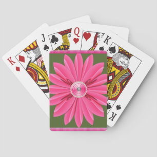 Baralho de Cartas de Jogar Florais