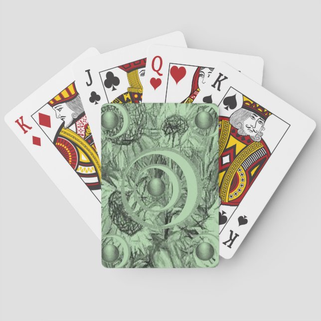 Baralho de Cartas de Jogar Florais (Verso)