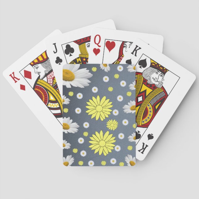 Baralho de Cartas de Jogar Florais (Verso)