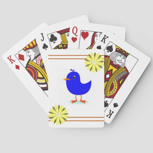 Baralho de Cartas de Pássaros (Verso)