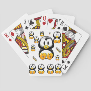 Baralho de Cartas de Pinguim