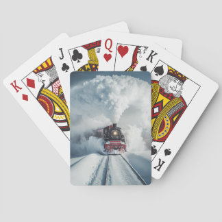 Baralho de Cartas de Trem a Vapor