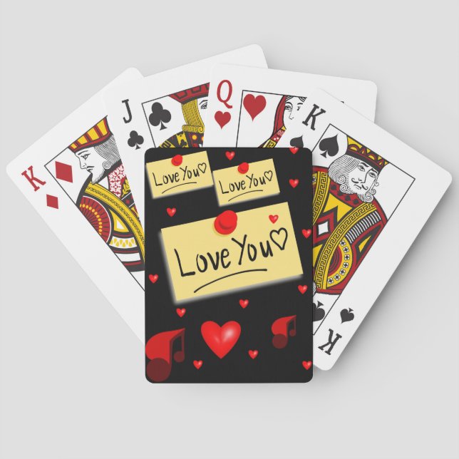 Baralho de Cartas do Dia dos Namorados (Verso)