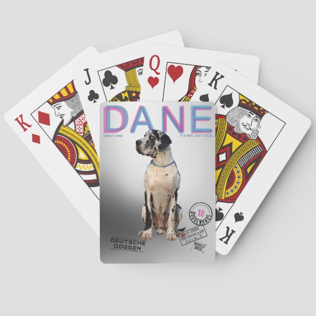 Baralho de Cartas do Great Danes (Verso)