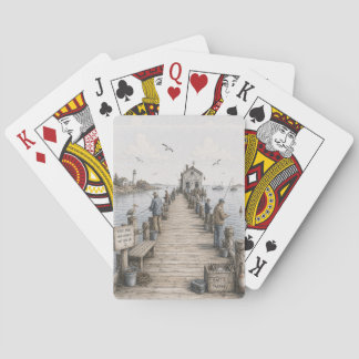 Baralho de Cartas do Pier de Pesca Costeiro Capric