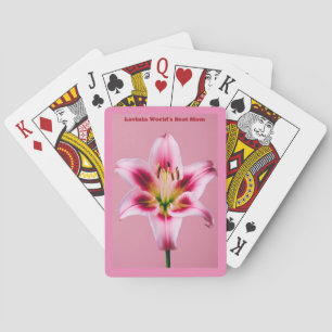 Baralho de Cartas Melhor Mãe do Mundo Rosa
