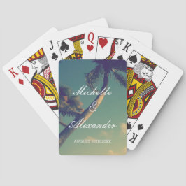 Baralho de cartas personalizado com foto de casame