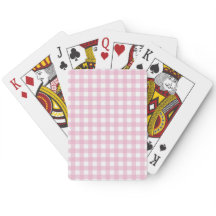 Baralho de Cartas Xadrez Rosa