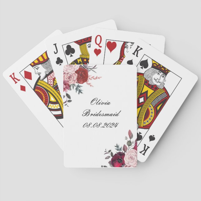 baralho de presentes da damas de honra (Verso)