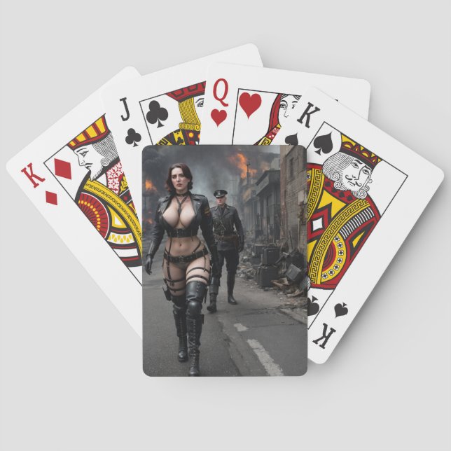 Baralho Defendendo a Pátria (Verso)