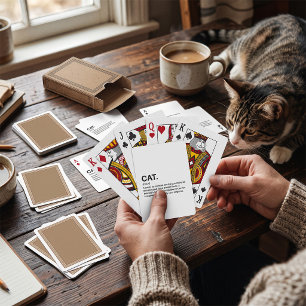 Baralho Definição de Gato Substantivo Amante de Gato Diver