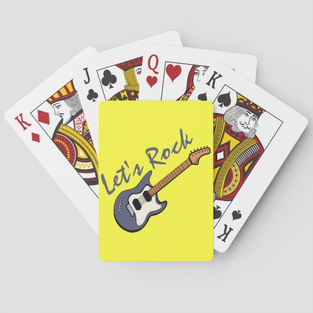 Baralho Deixa o Rock Deck das Cartas (Verso)