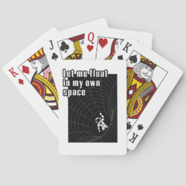 Baralho Deixe-me flutuar no meu próprio espaço