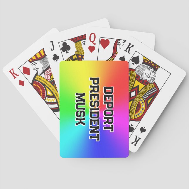 Baralho Deport Presidente Musk (Verso)