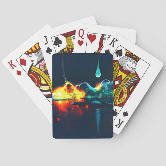 Baralho Depressão Líquida Brilhante (Verso)