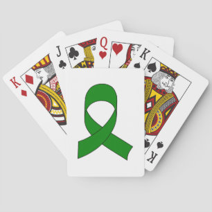 Baralho Desenho de Faixa Verde