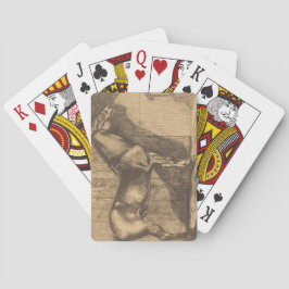 Baralho Desenho de um Pony (por Paul-Albert Besnard)