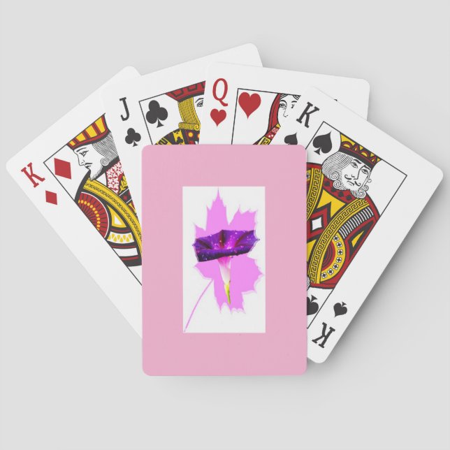 Baralho Desenho Floral  (Verso)