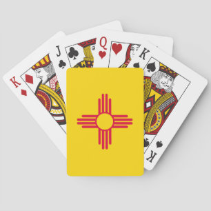 Baralho Design da bandeira do estado de New mexico