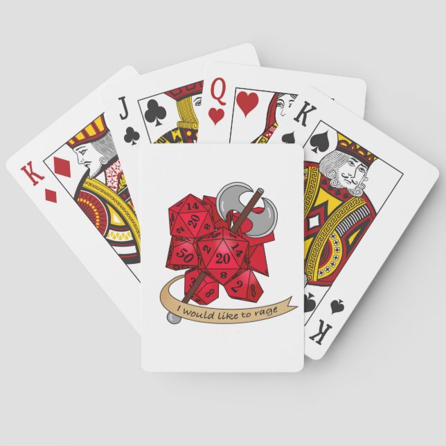 Baralho Design de Dice Barbary (Verso)