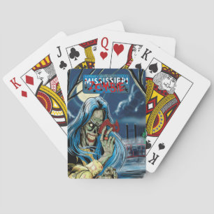 Baralho Design de jogar cartas no Mississippi Zombie V1