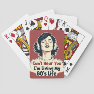 Baralho design de Projeção do Lover de Música Retro Nostál