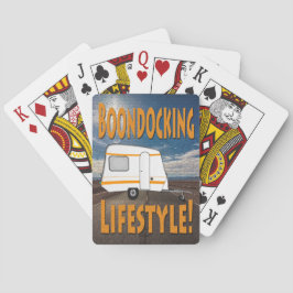 Baralho Design do campista do estilo de vida de