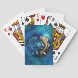 Baralho Design em Aquarela do Signo de Peixes