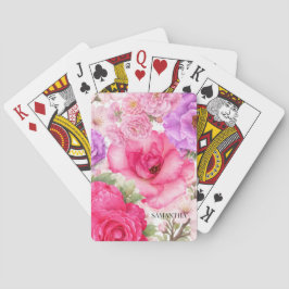 Baralho Design Floral Personalizado