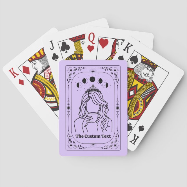 Baralho Design Tarot Celestial Lua Mágica Caprichosa Zodía (Verso)