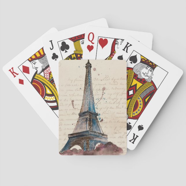 Baralho Destinos | Cartas Da Torre Eiffel (Verso)