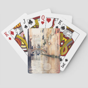 Baralho Destinos Fotografia de Venice Gondolas