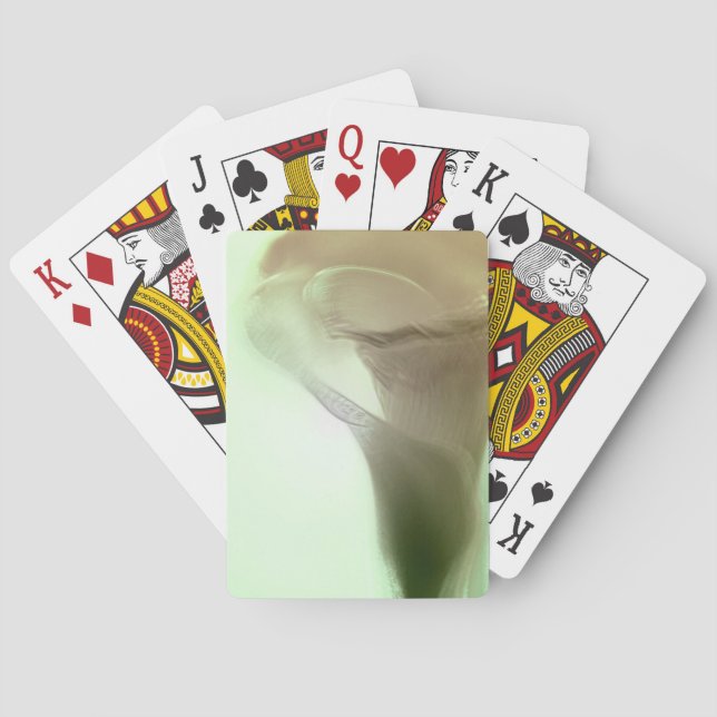 Baralho Detalhe da Flor Romântica (Verso)