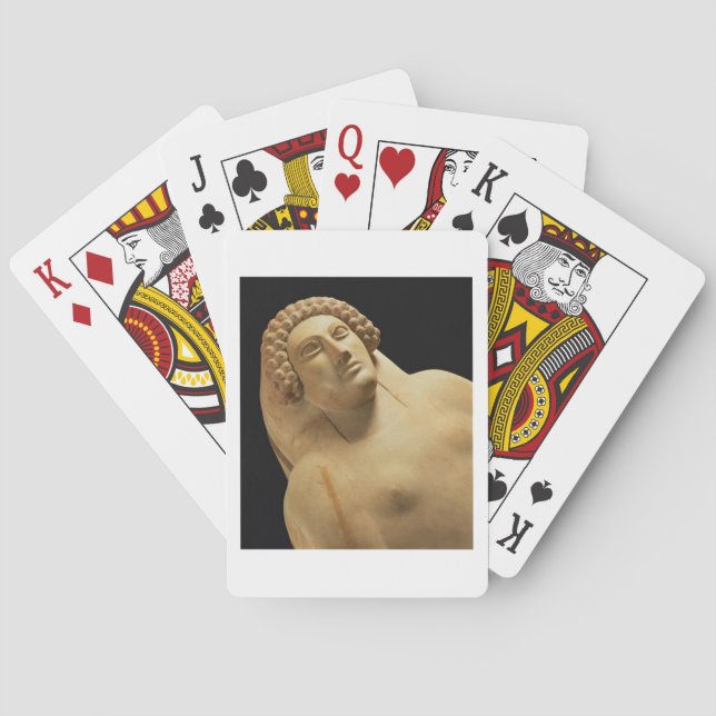 Baralho Detalhe de um sarcófago fêmea de Cadiz, 5o-4o (Verso)