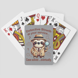 Baralho "Detetive Sloth" Sloth Private Eye