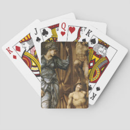 Baralho Deusa girando a roda da fortuna (Burne-Jones)