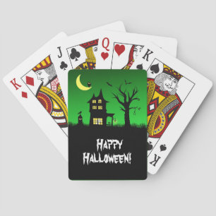 Baralho Dia das Bruxas de Spooky Haunted House