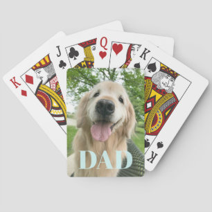Baralho Dia de os pais de Cachorro para Ouro Feliz
