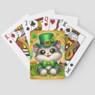 Baralho Dia de São Patrício, gato/gatinho