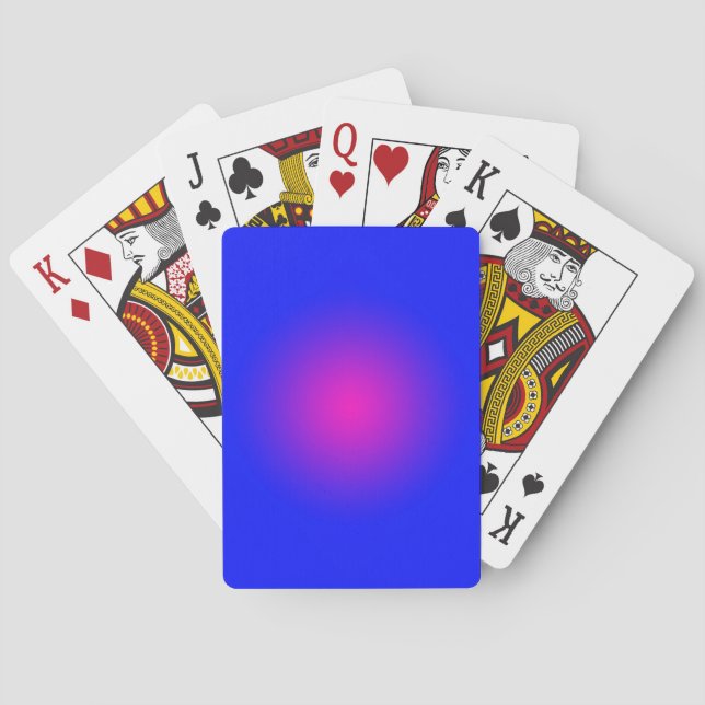 Baralho Dia Grande do Azul e Magenta (Verso)