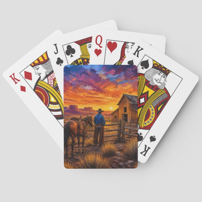 Baralho Dias de Cowboy Terminam (Verso)